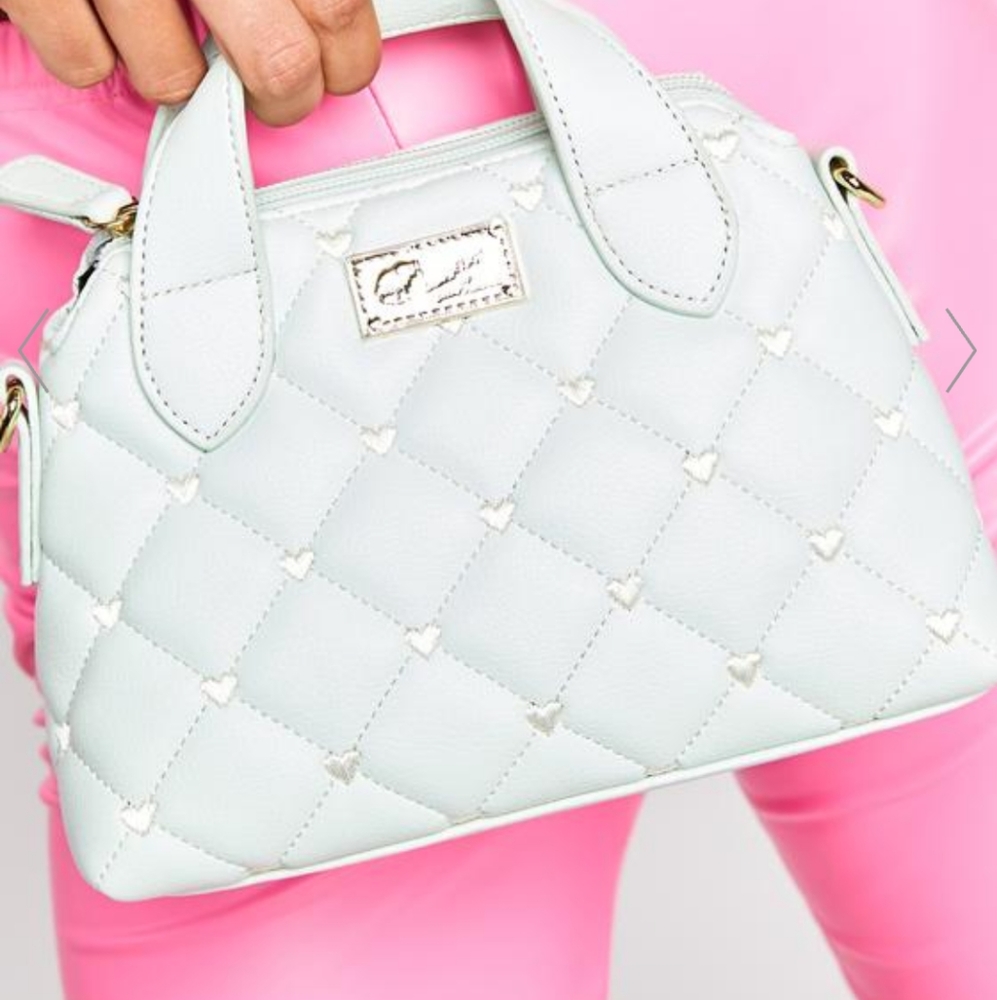 🆕NWT Betsey Johnson 💋Luv Betsey Stela Mini Crossbody Bag in Seafoam